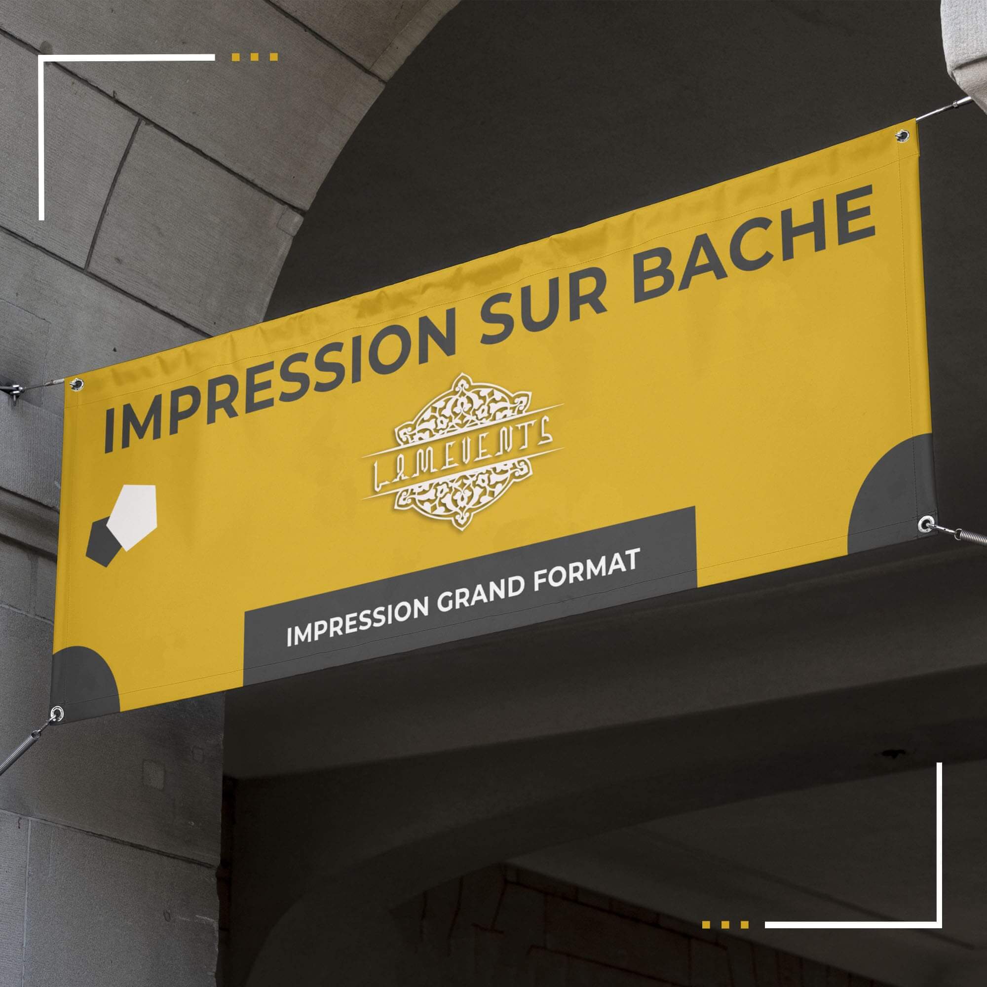 Impression bâche grand format OctoPub Meknès